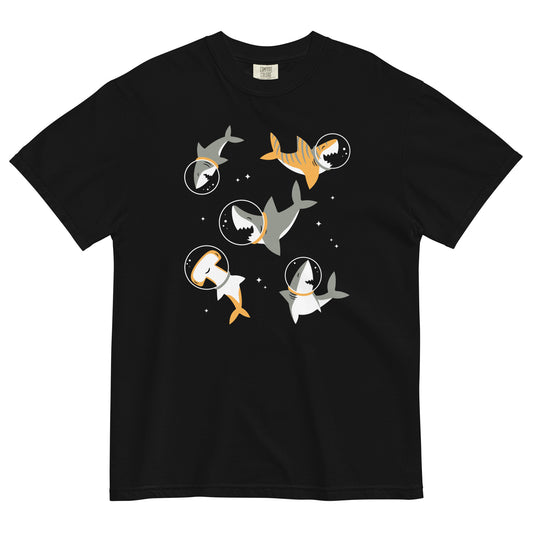 Sharks In Space Men's Relaxed Fit Tee