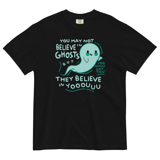 You May Not Believe In Ghosts Men's Relaxed Fit Tee
