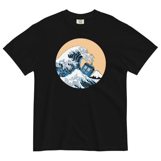 Police Box Wave Men's Relaxed Fit Tee