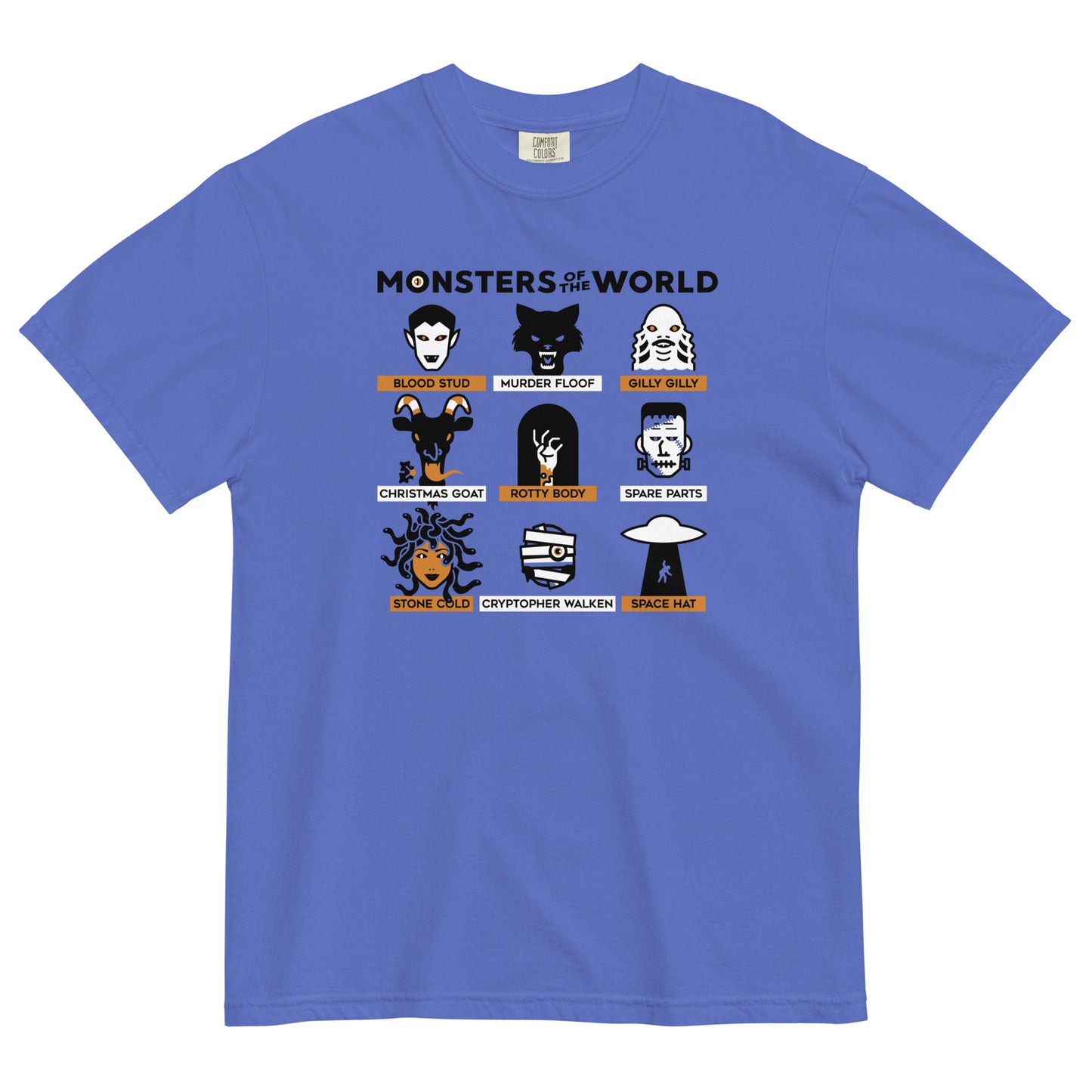 Monsters Of The World Men's Relaxed Fit Tee