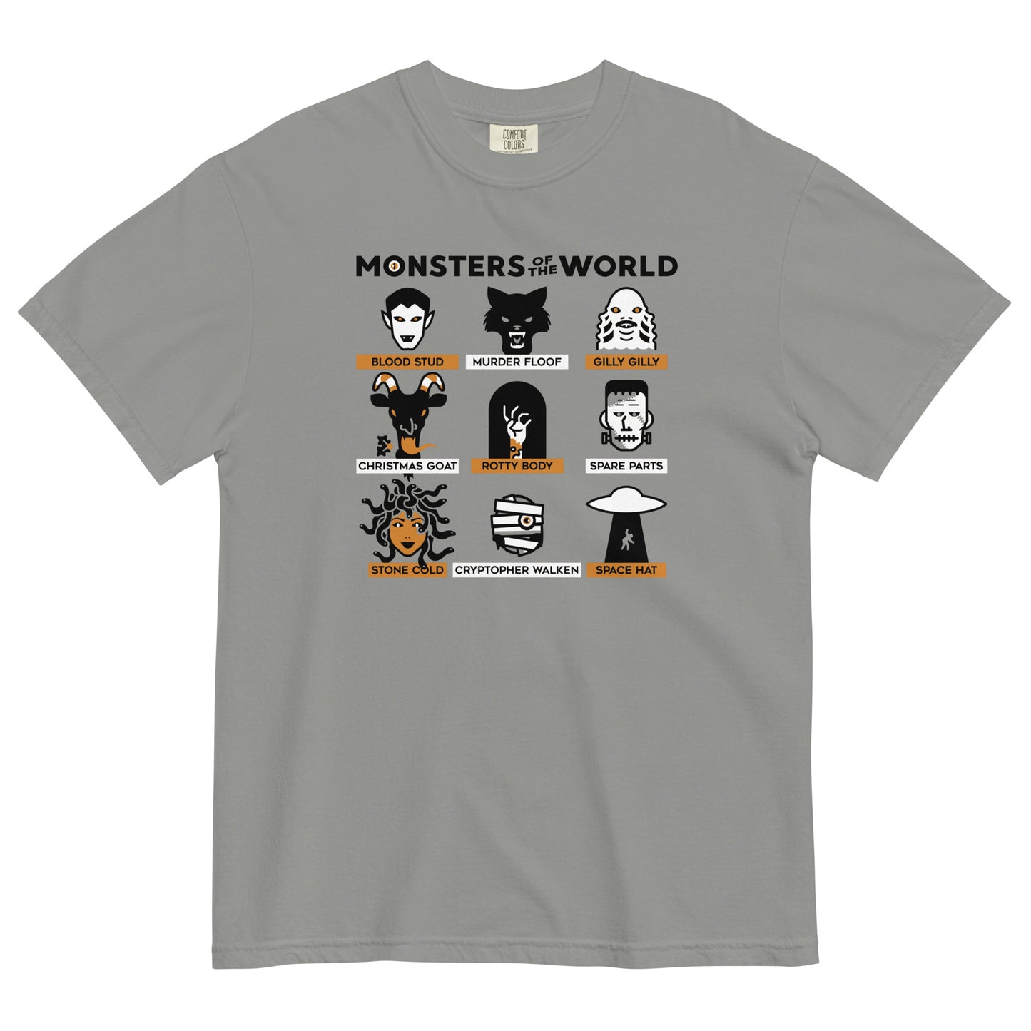 Monsters Of The World Men's Relaxed Fit Tee