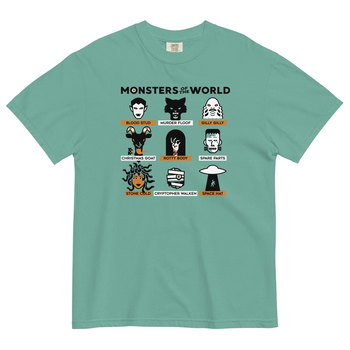 Monsters Of The World Men's Relaxed Fit Tee