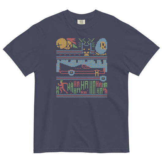 Bat Christmas Sweater Men's Relaxed Fit Tee