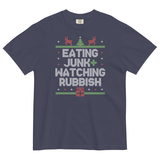 Eating Junk And Watching Rubbish Men's Relaxed Fit Tee