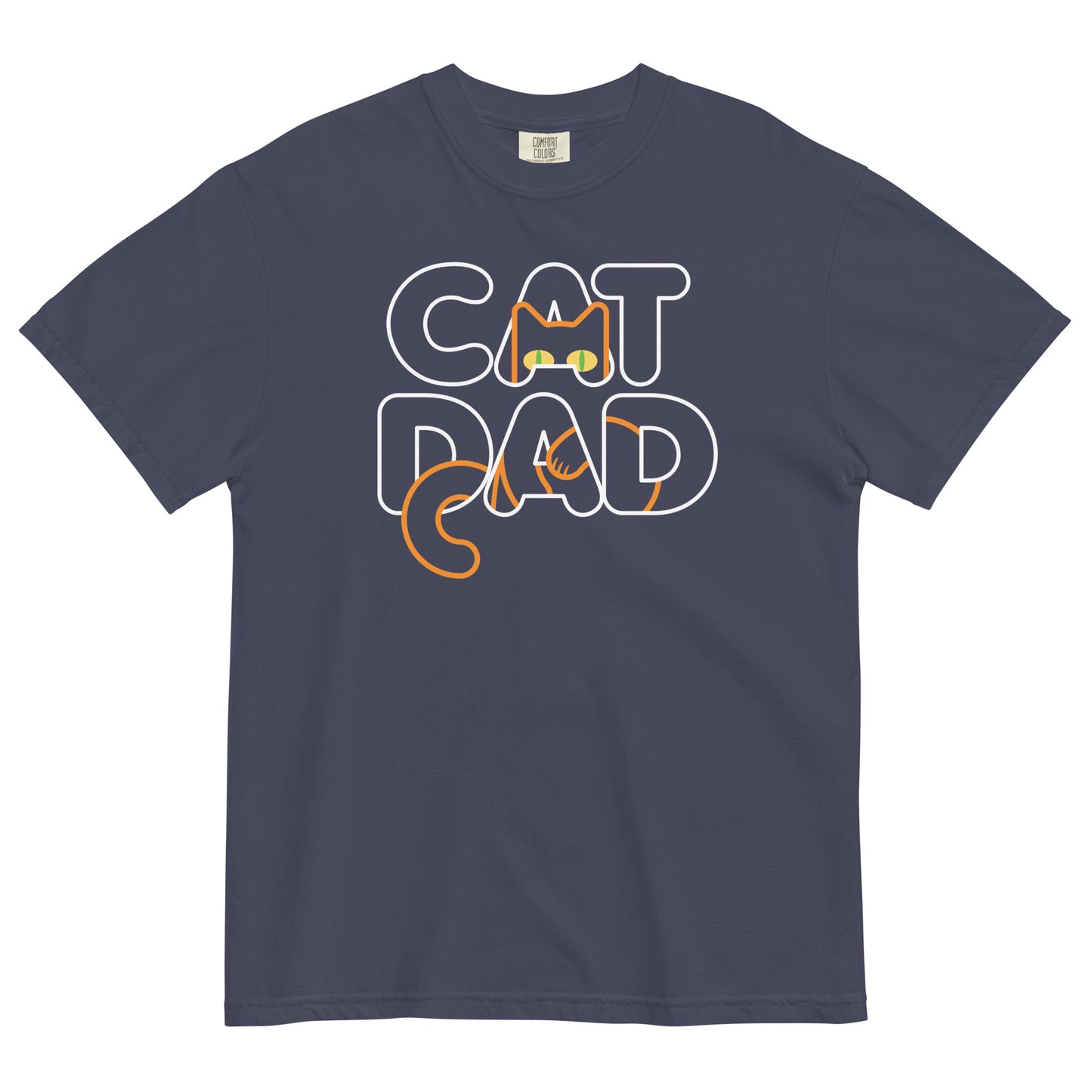 Cat Dad Men's Relaxed Fit Tee