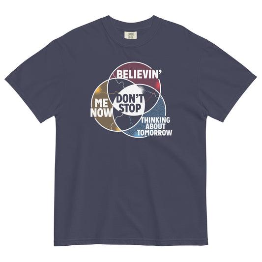 Don't Stop Venn Diagram Men's Relaxed Fit Tee