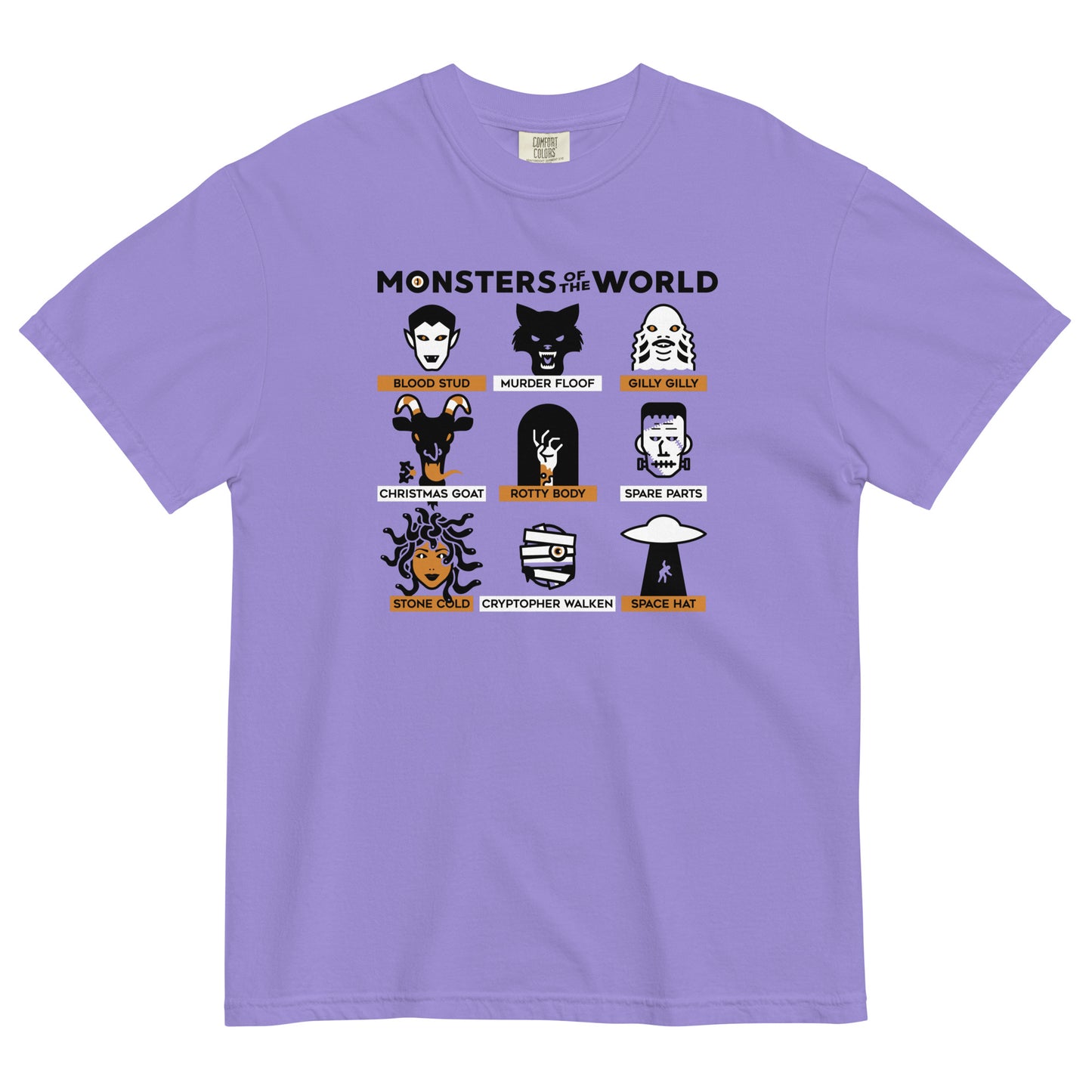 Monsters Of The World Men's Relaxed Fit Tee