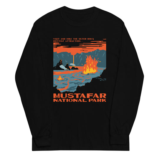 Mustafar National Park Unisex Long Sleeve Tee