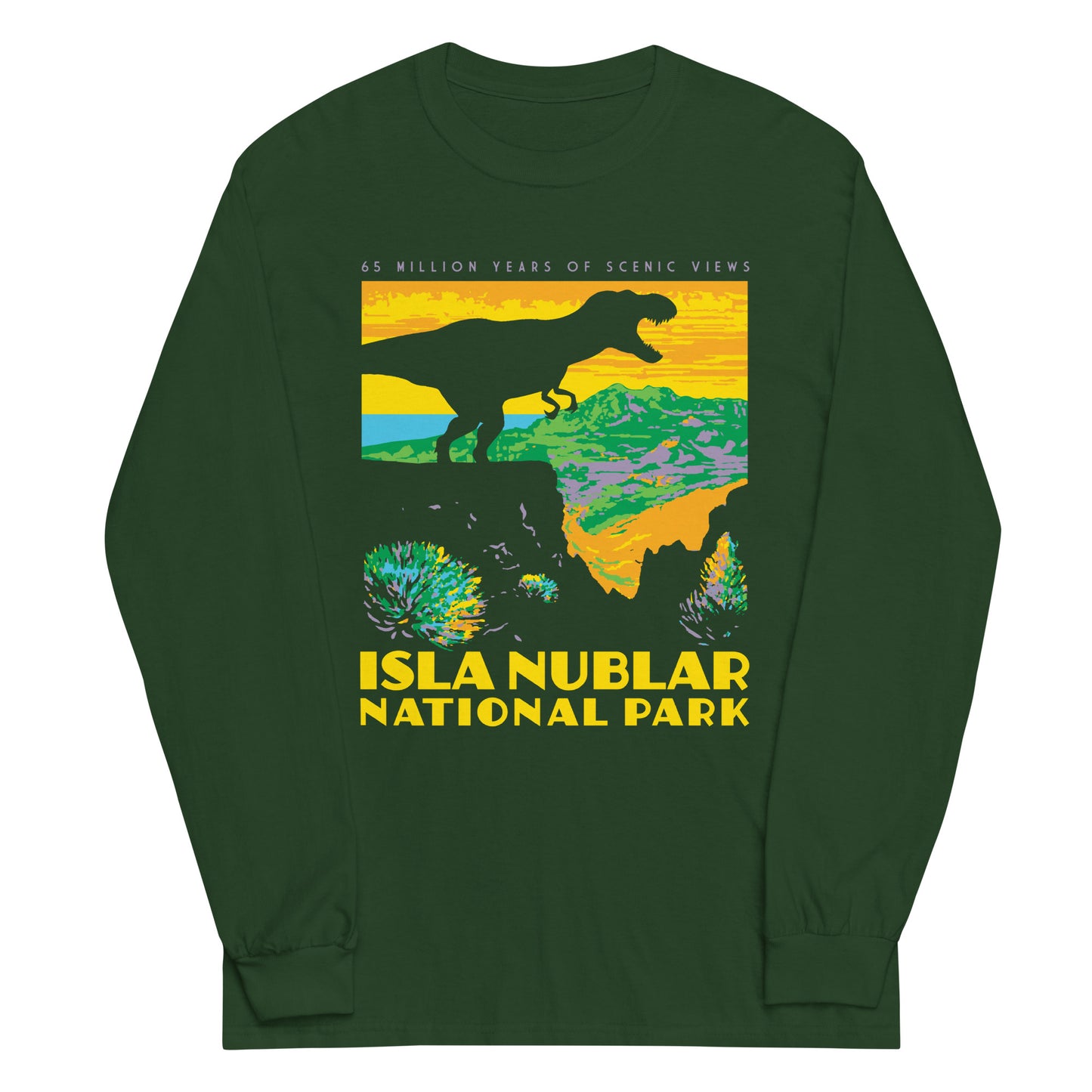 Isla Nublar National Park Unisex Long Sleeve Tee