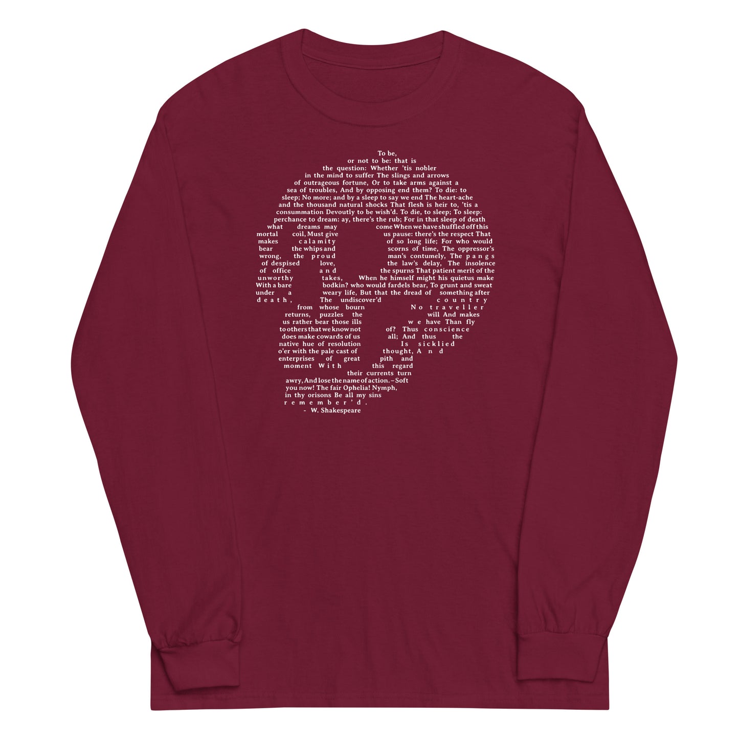 Hamlet Soliloquy Unisex Long Sleeve Tee