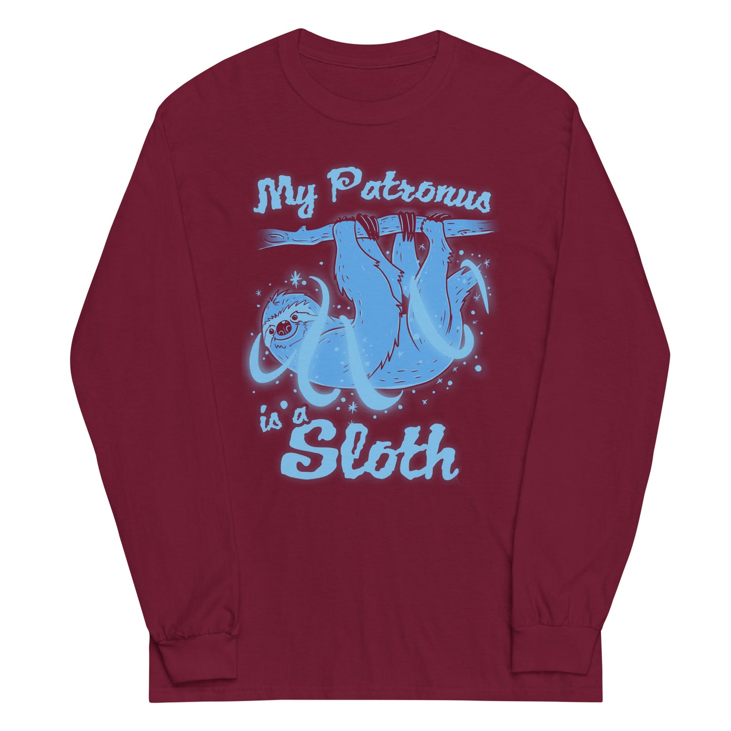 My Patronus Is A Sloth Unisex Long Sleeve Tee