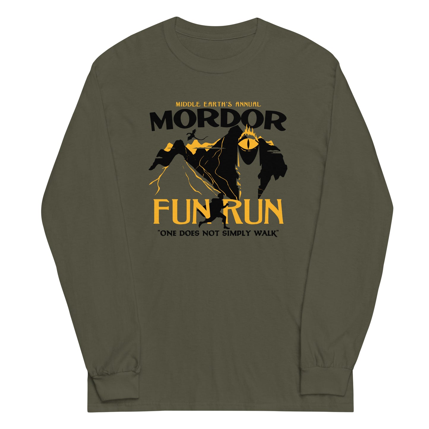 Mordor Fun Run Unisex Long Sleeve Tee
