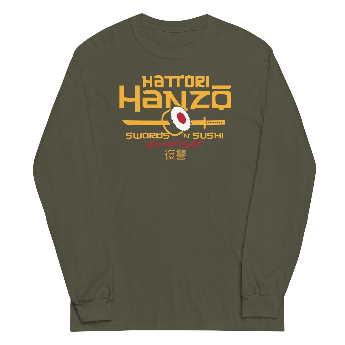 Hattori Hanzo Swords 'n' Sushi Unisex Long Sleeve Tee