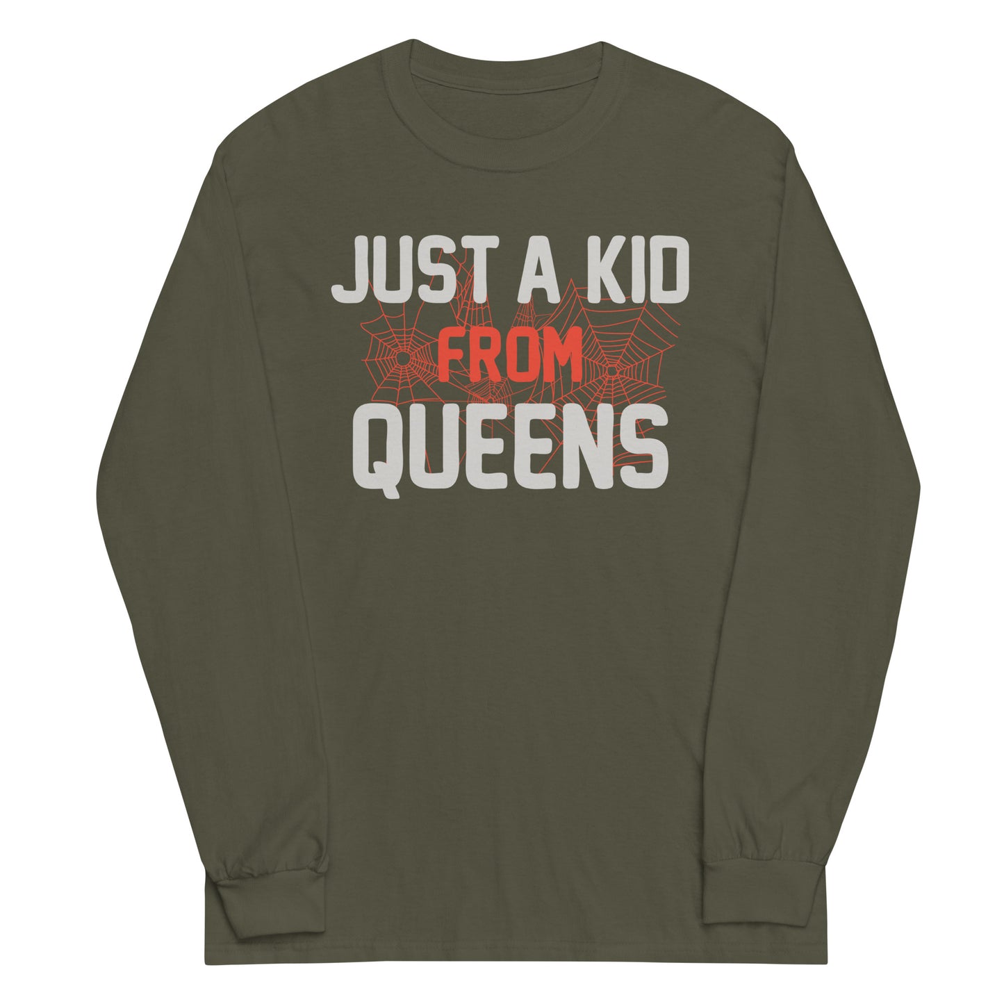 Just A Kid From Queens Unisex Long Sleeve Tee