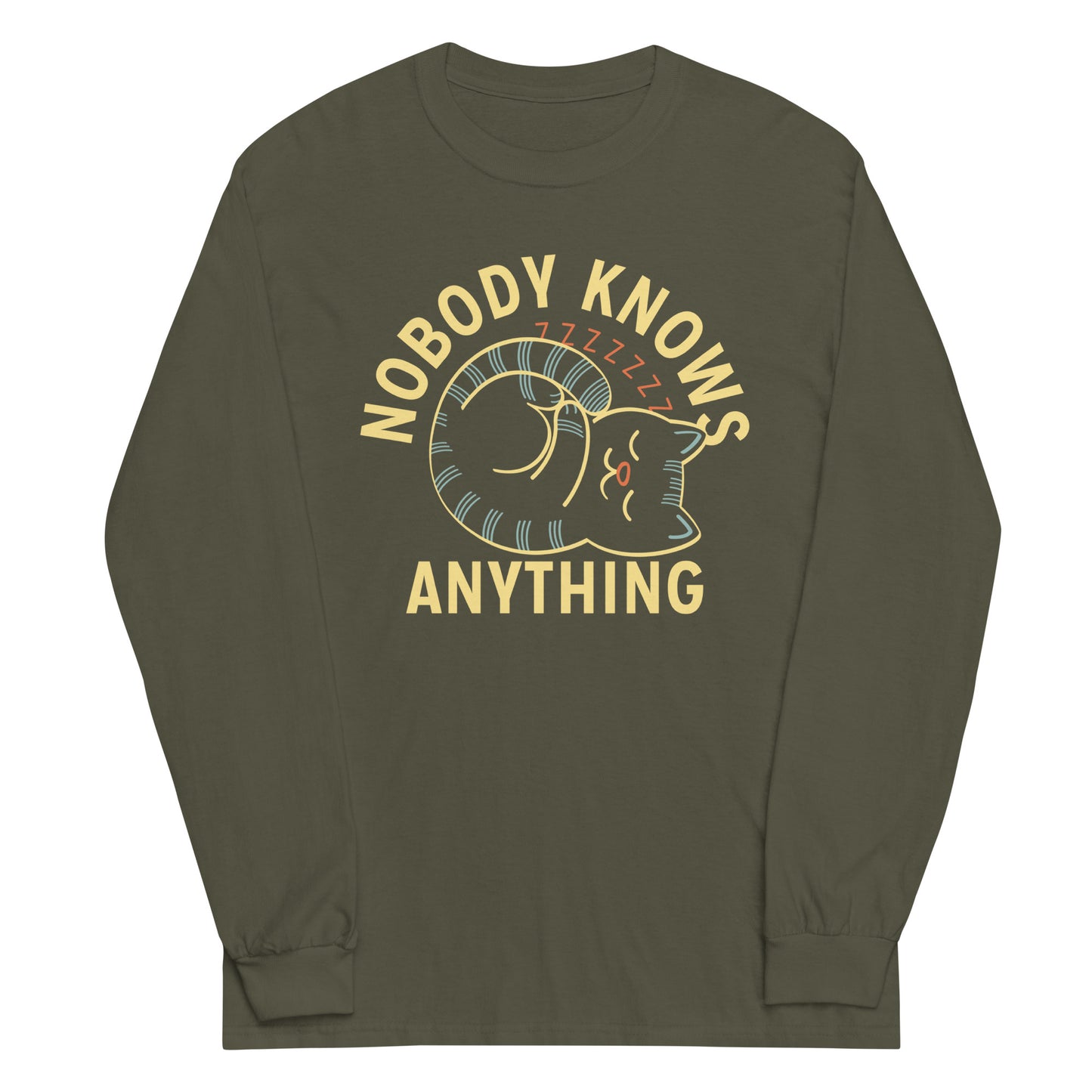 Nobody Knows Anything Unisex Long Sleeve Tee