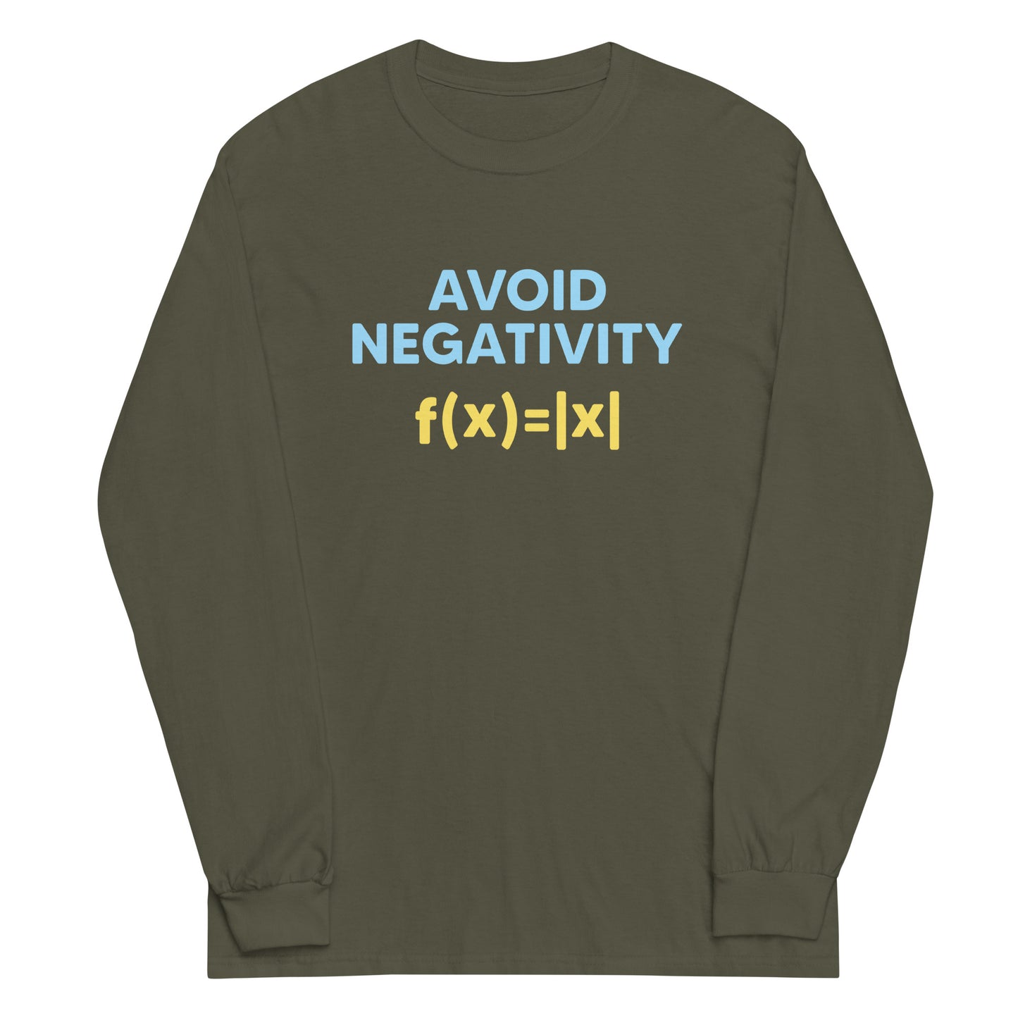 Avoid Negativity Unisex Long Sleeve Tee