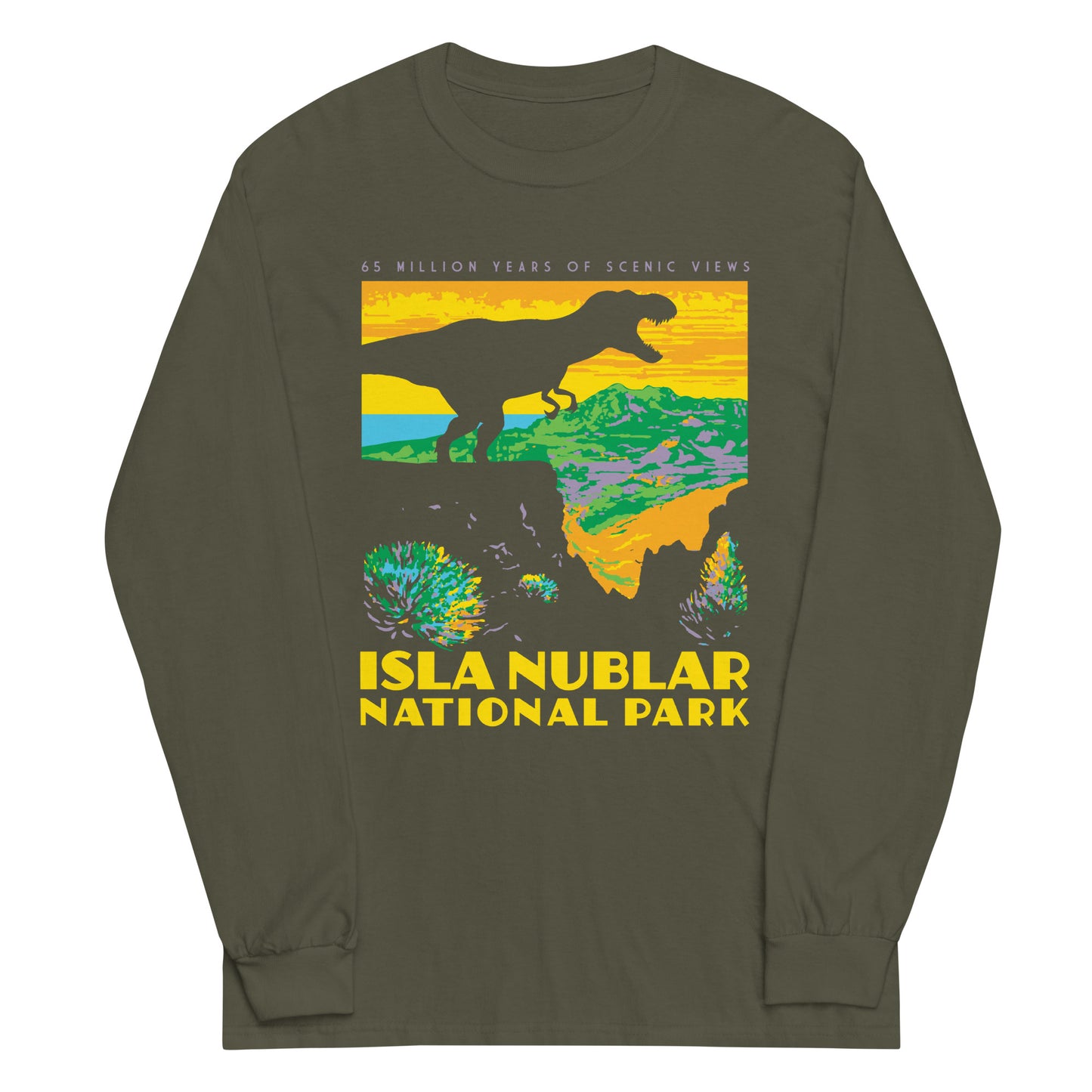 Isla Nublar National Park Unisex Long Sleeve Tee