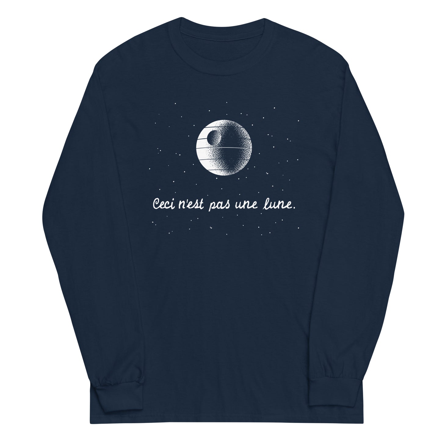 This Is Not A Moon Unisex Long Sleeve Tee