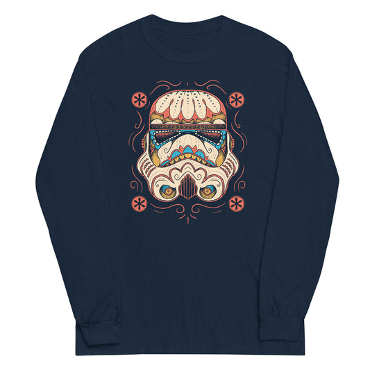 Sugar Skull Trooper Unisex Long Sleeve Tee