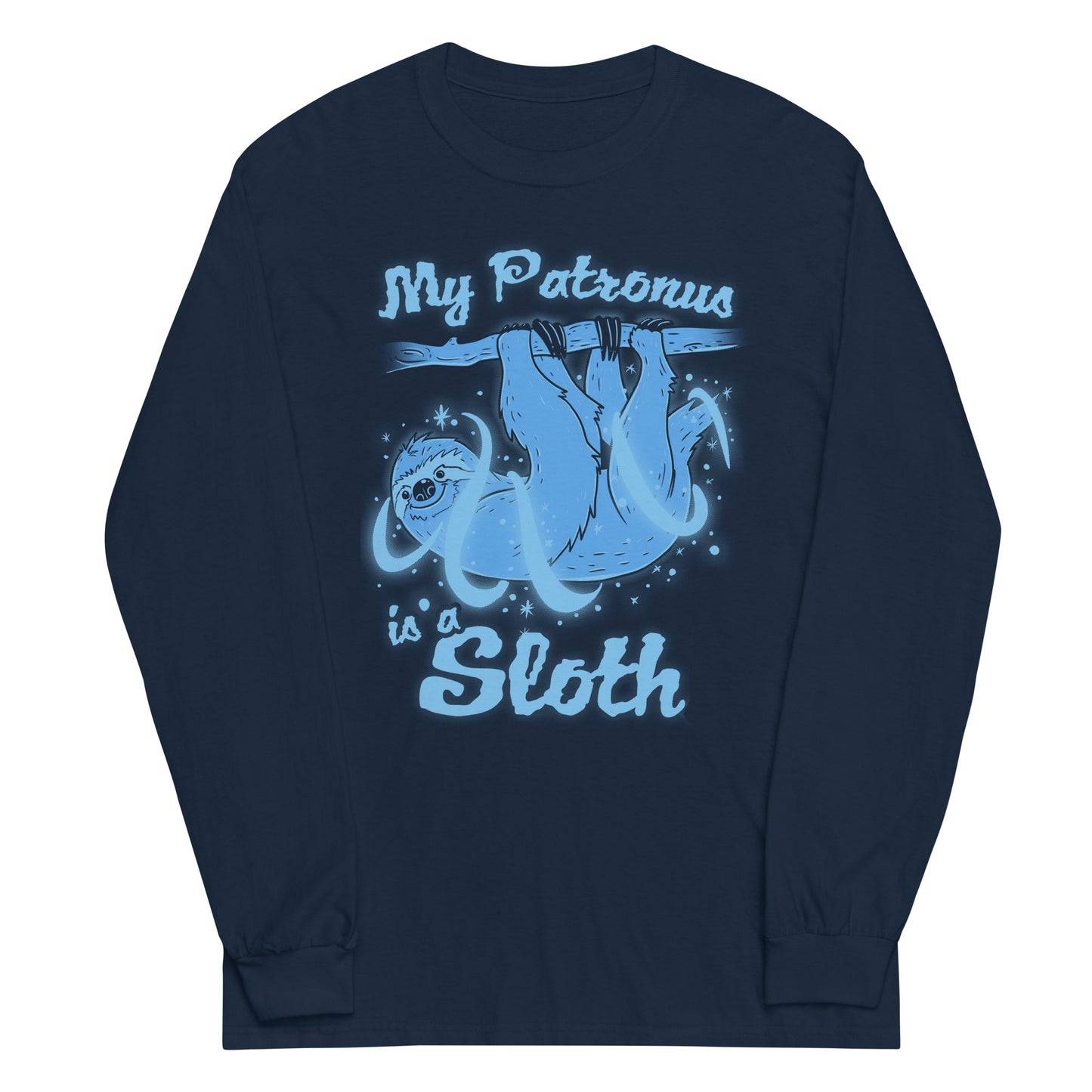 My Patronus Is A Sloth Unisex Long Sleeve Tee