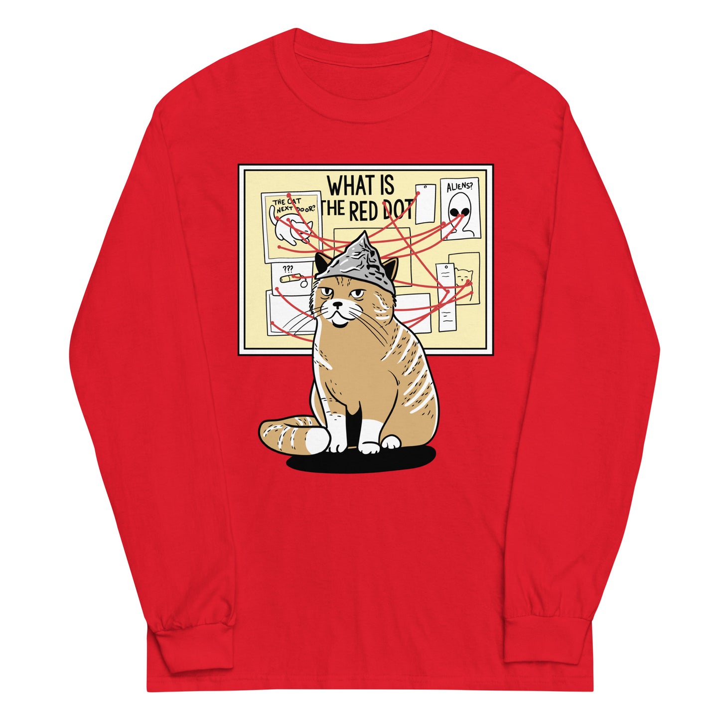 What Is The Red Dot? Unisex Long Sleeve Tee