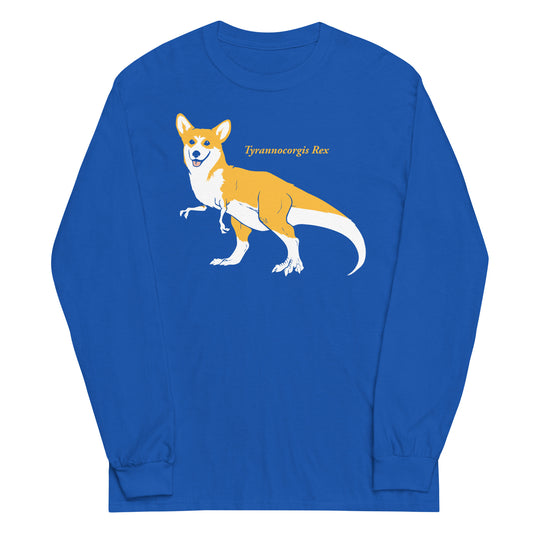 Tyrannocorgis Rex Unisex Long Sleeve Tee