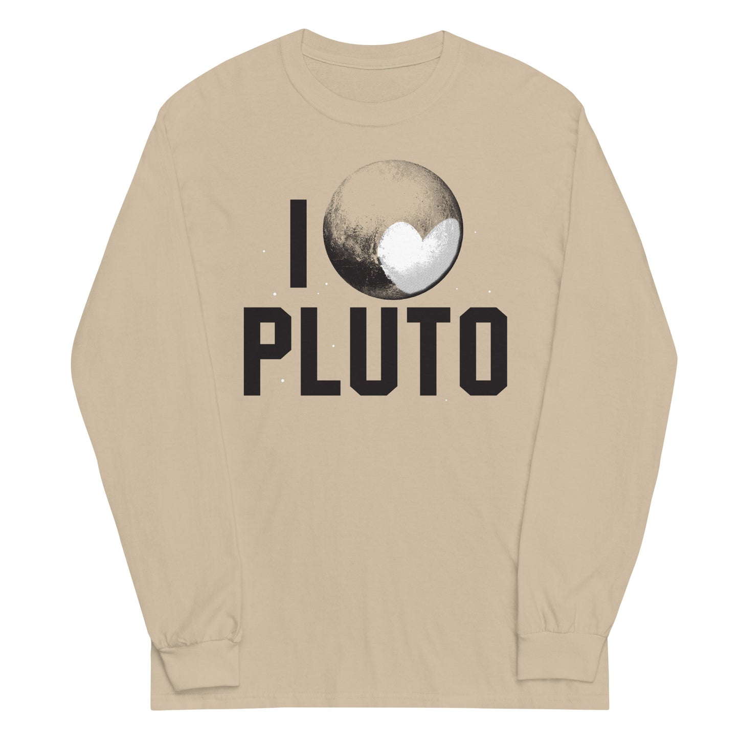I Heart Pluto Unisex Long Sleeve Tee