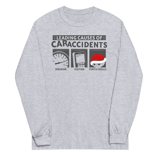 Leading Causes of Accidents Unisex Long Sleeve Tee