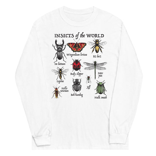 Insects Of The World Unisex Long Sleeve Tee