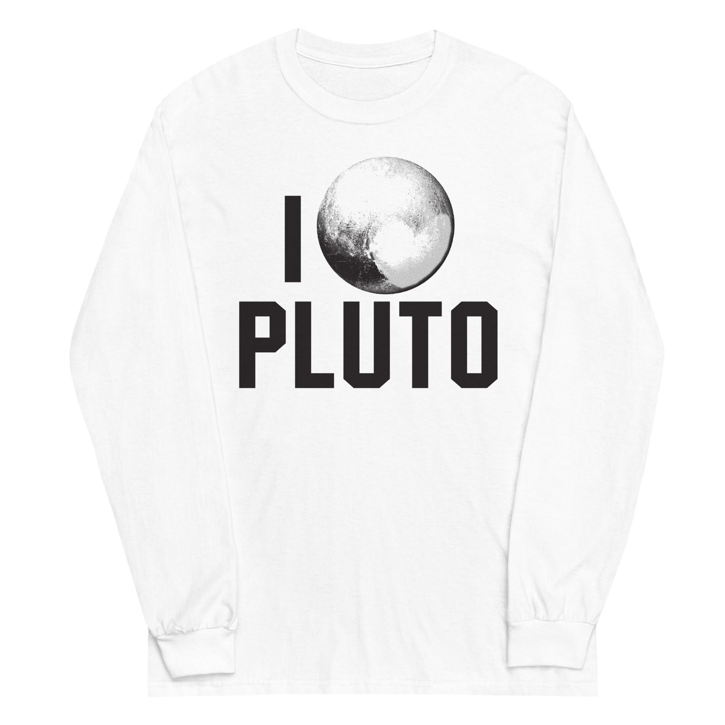 I Heart Pluto Unisex Long Sleeve Tee