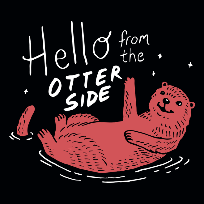 Hello From The Otter Side Men's Classic Tee –