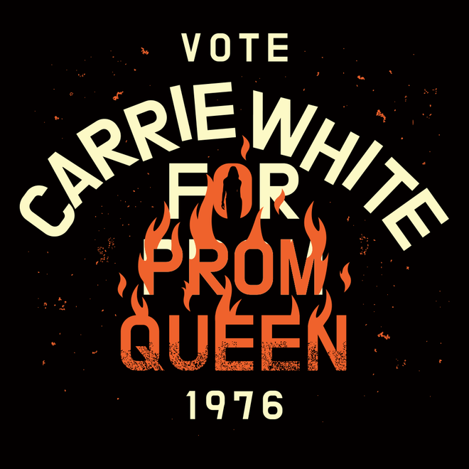 open lace back dress Vote Carrie White for Prom Queen Men's Classic Tee Black