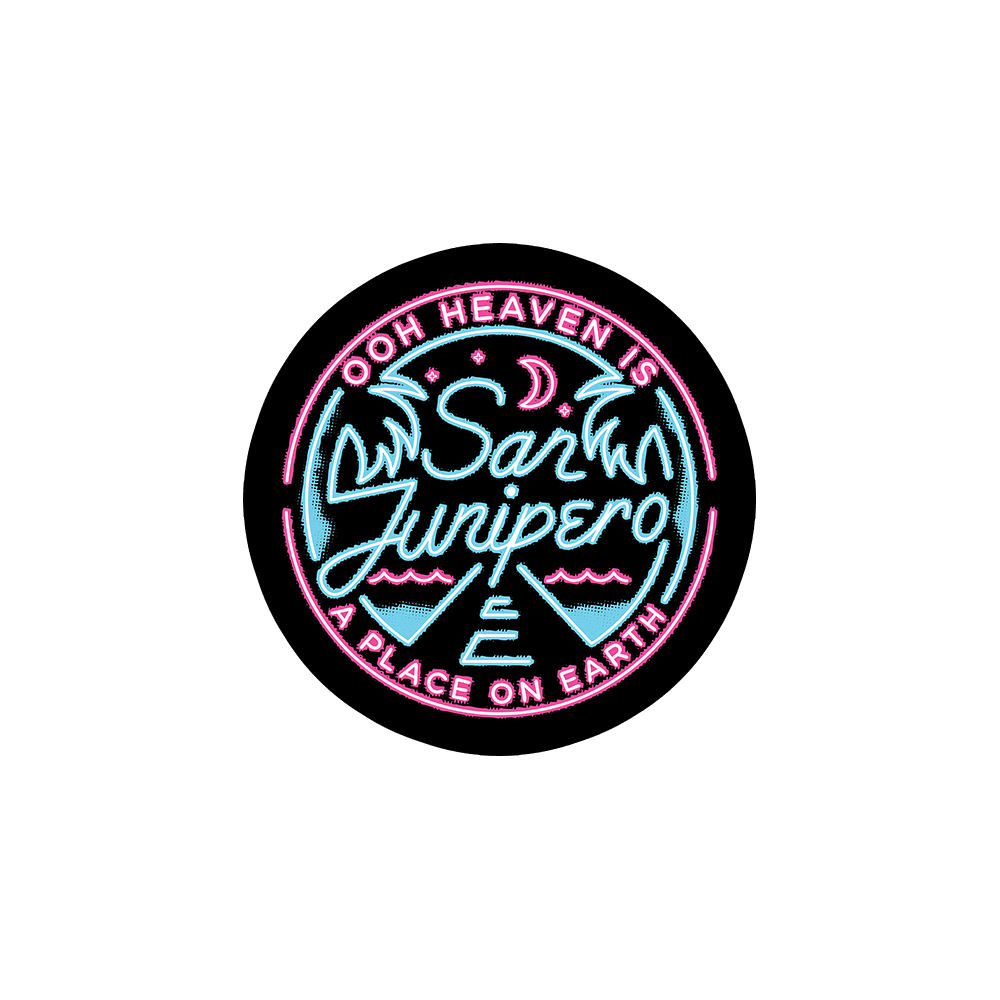 San Junipero Sticker