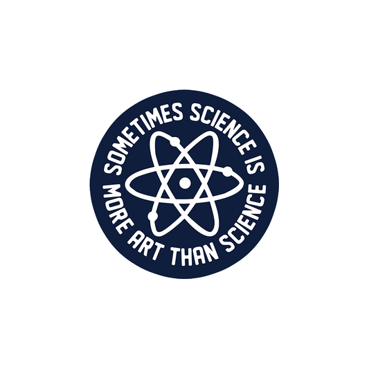 More Art Than Science Sticker