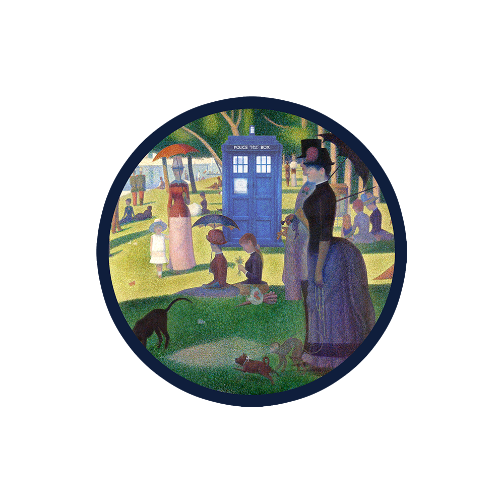 Tardis On La Grande Sticker