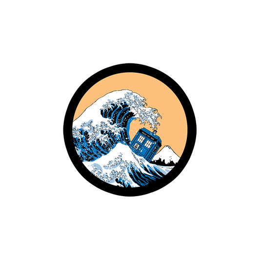 Police Box Wave Sticker