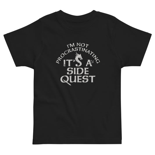 I'm Not Procrastinating, It's A Side Quest Kid's Toddler Tee