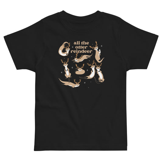 All The Otter Reindeer Kid's Toddler Tee