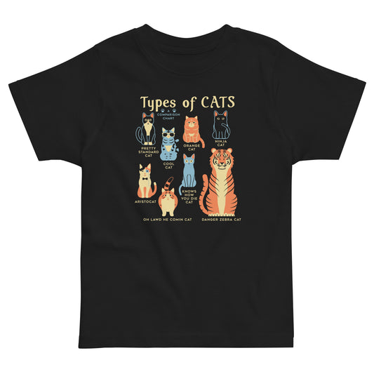 Types Of Cats Kid's Toddler Tee