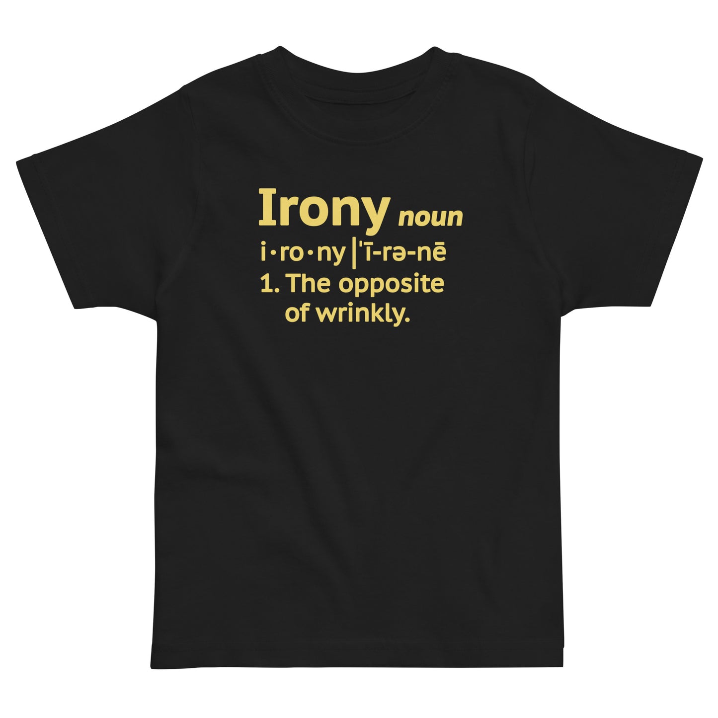 Irony Definition Kid's Toddler Tee