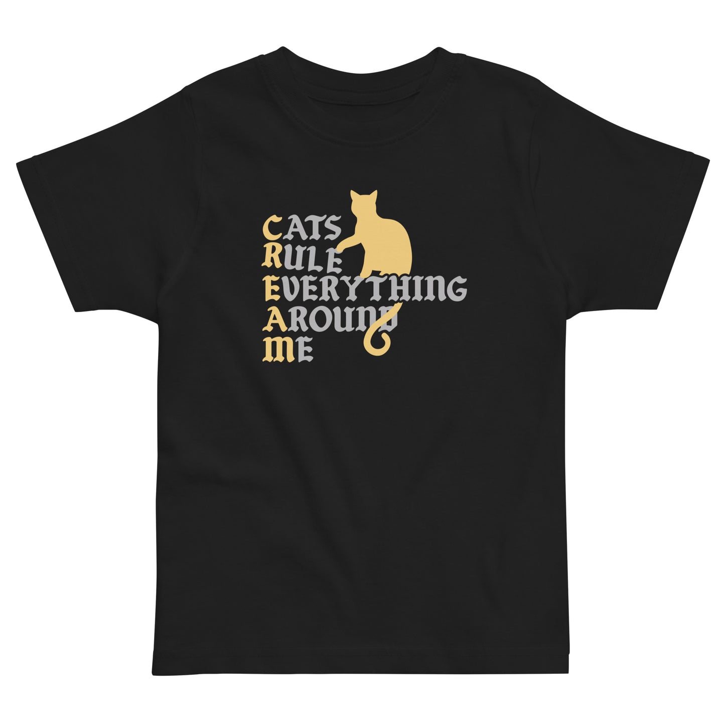 Cats Rule Everything Around Me Kid's Toddler Tee
