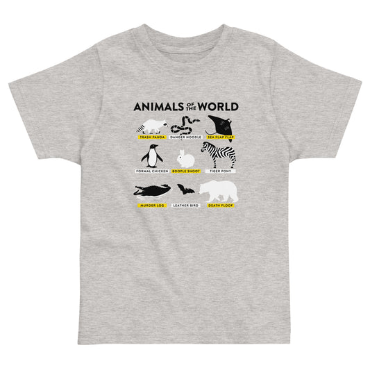 Animals Of The World Kid's Toddler Tee