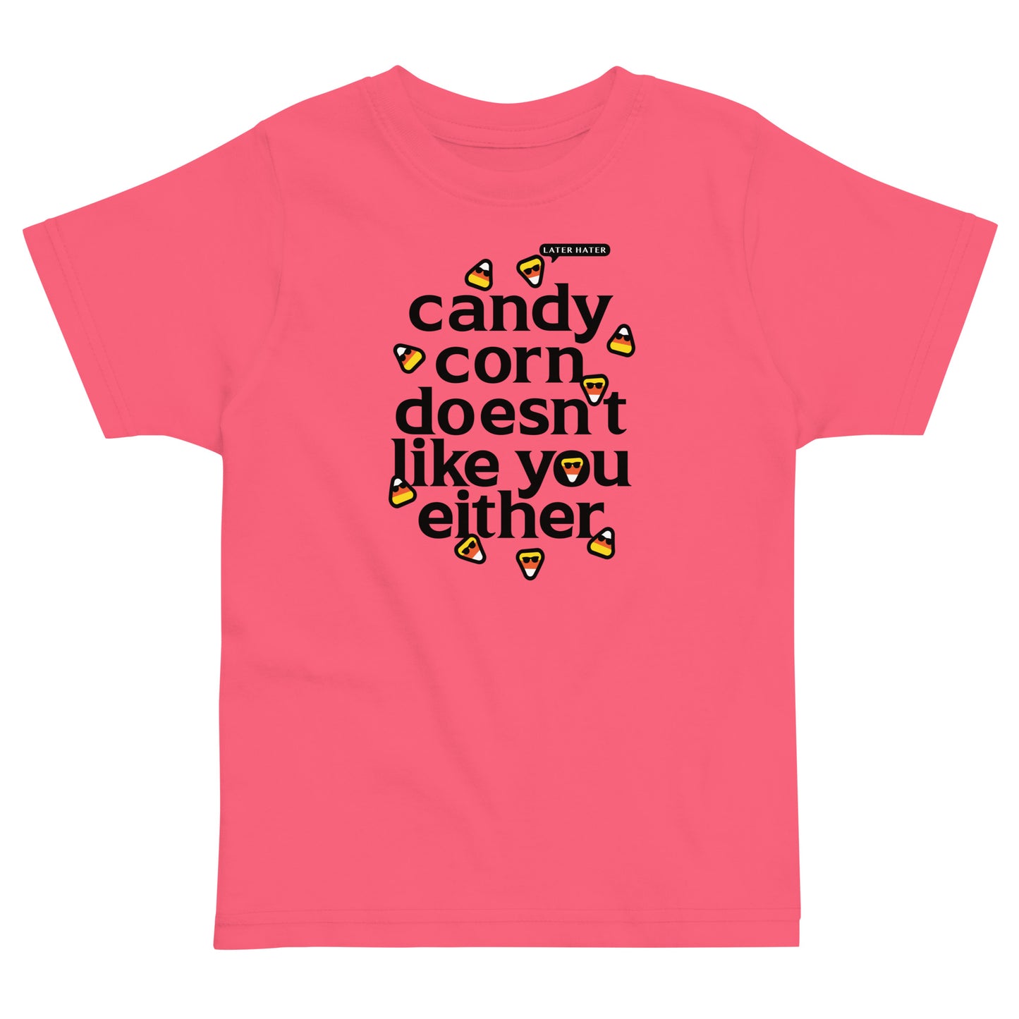 Candy Corn Doesn't Like You Either Kid's Toddler Tee