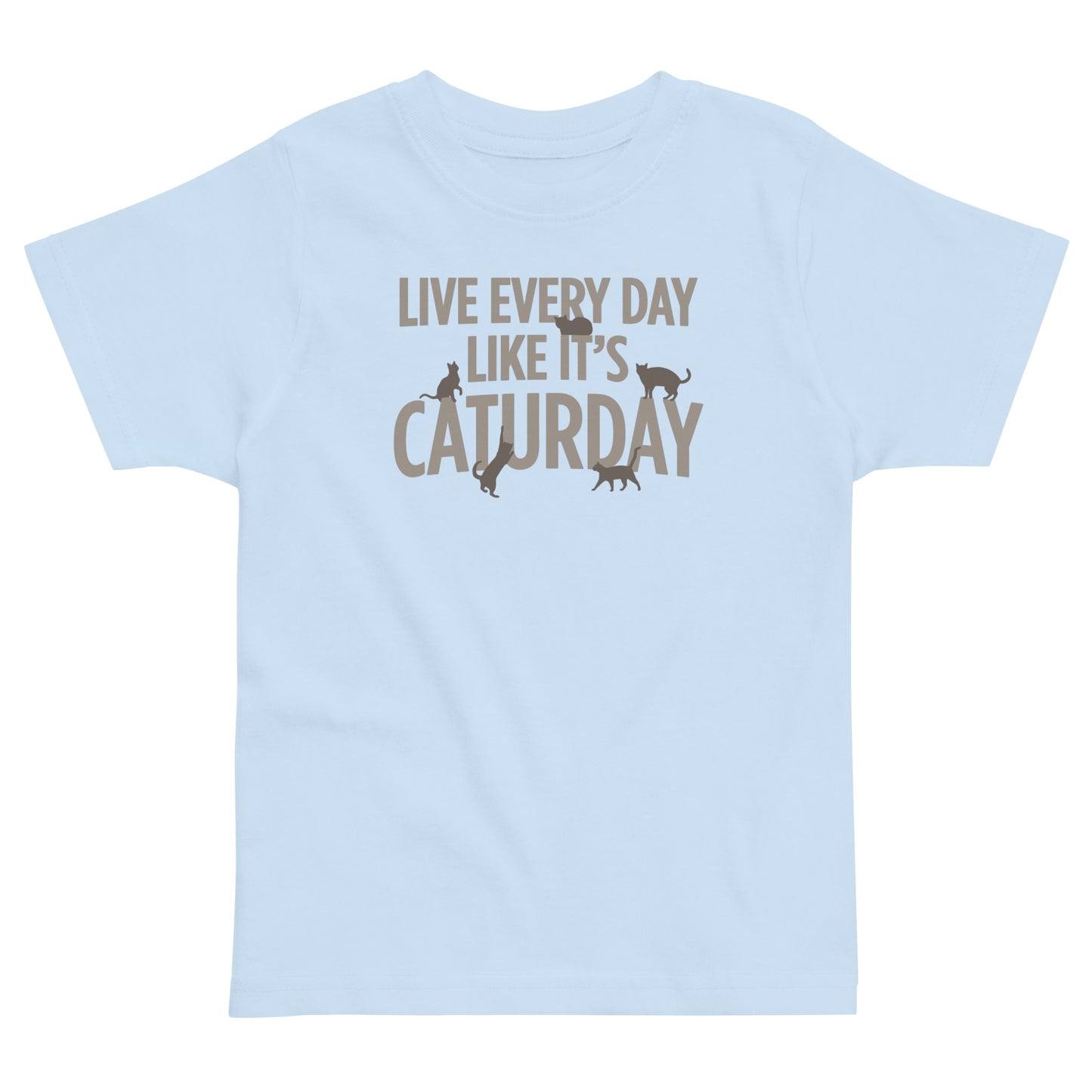 Live Every Day Like It's Caturday Kid's Toddler Tee