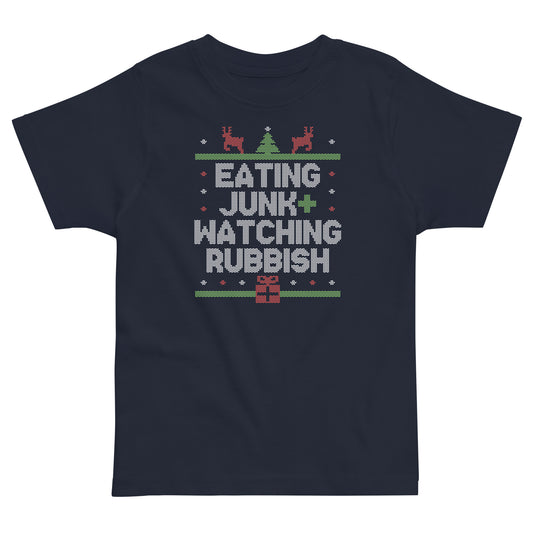 Eating Junk And Watching Rubbish Kid's Toddler Tee
