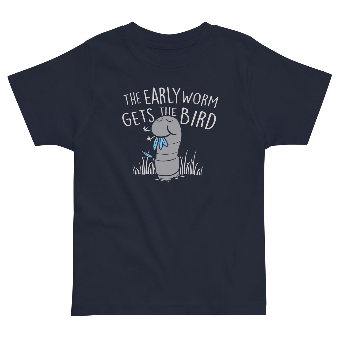 The Early Worm Gets The Bird Kid's Toddler Tee