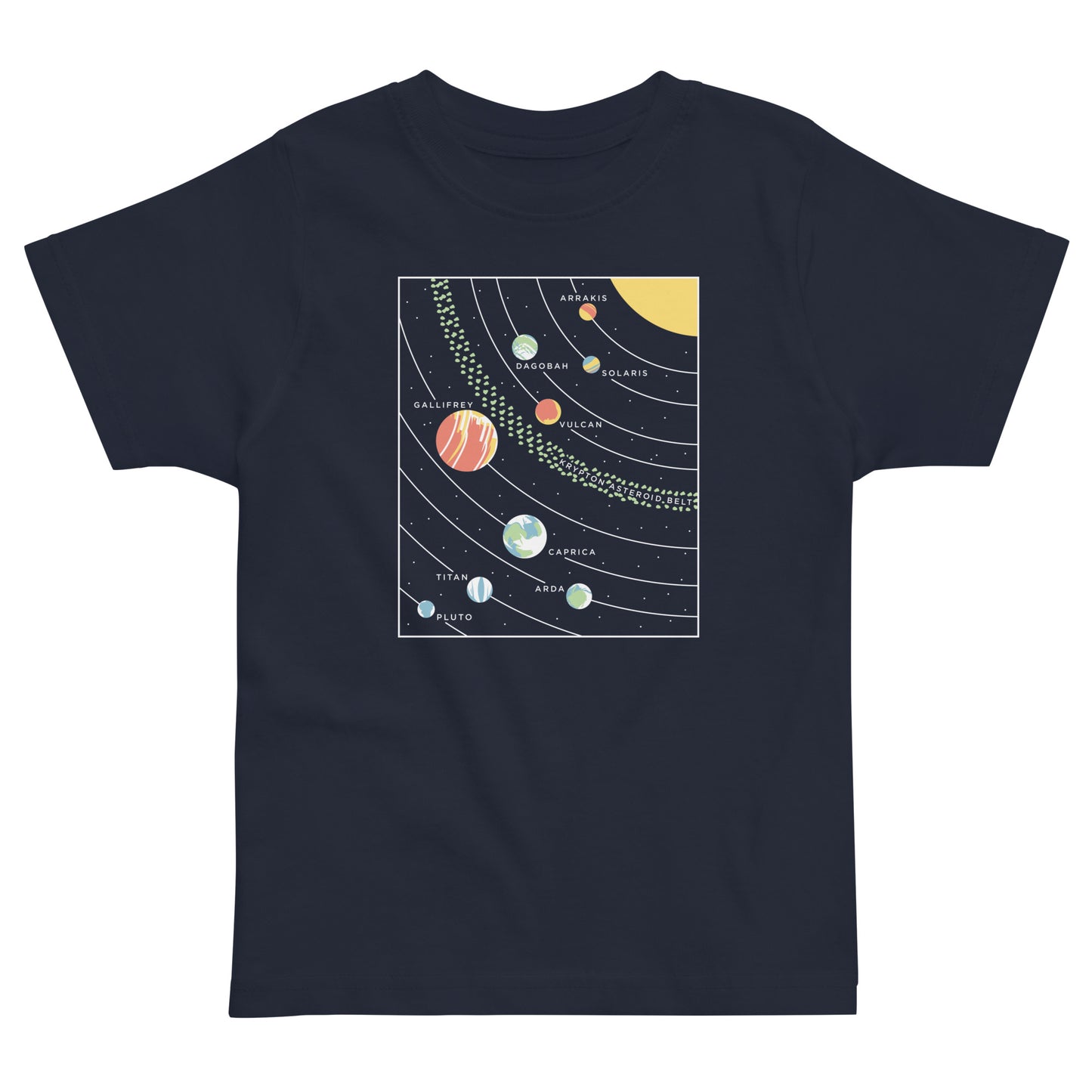 9 Planets Kid's Toddler Tee