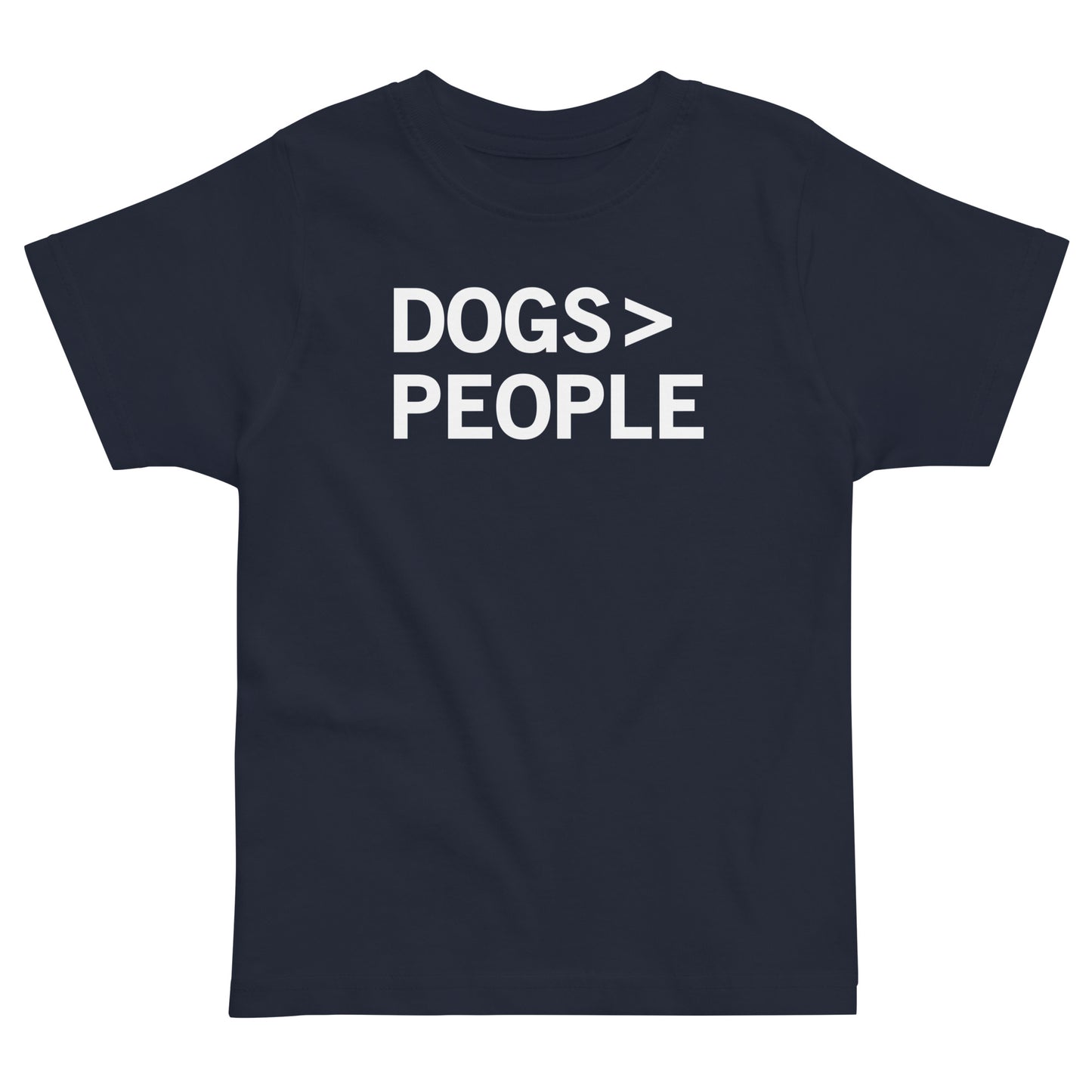 Dogs>People Kid's Toddler Tee