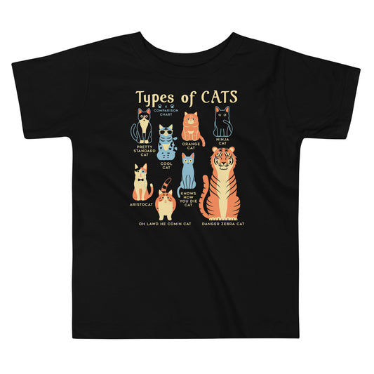 Types Of Cats Kid's Toddler Tee