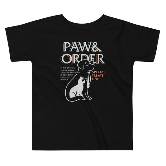 Paw & Order Kid's Toddler Tee